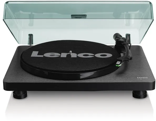 Lenco L-30BK Record Player with USB/PC encoding - Black - Platespiller Svart